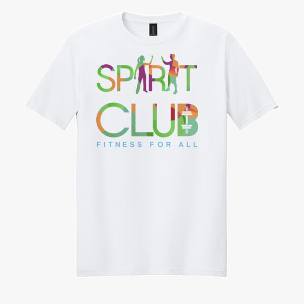 Spirit-Club WHAT MOVES YOU? 100% Ringspun Cotton T-Shirt WHITE/PINK/SPORT GREY Thumbnail